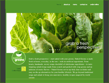 Tablet Screenshot of naked-greens.com